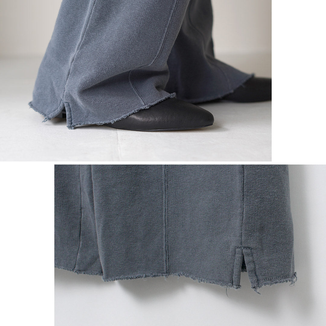 R JUBILEE(アール ジュビリー) フレア プリント スウェットパンツ