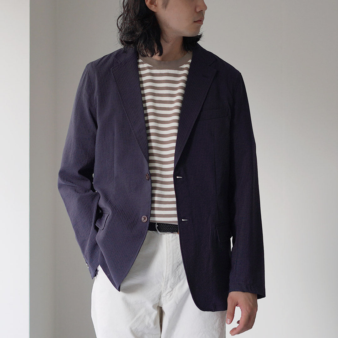 JAPAN BLUE JEANS(ジャパンブルージーンズ) 別注 シアサッカー サマー アンコンジャケット