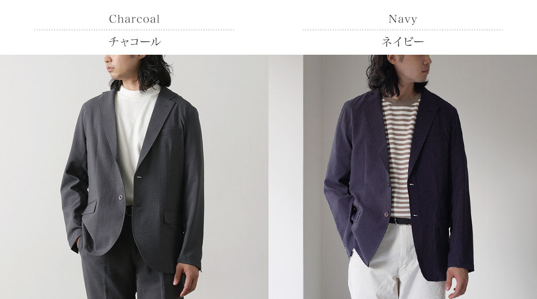 JAPAN BLUE JEANS(ジャパンブルージーンズ) 別注 シアサッカー サマー アンコンジャケット