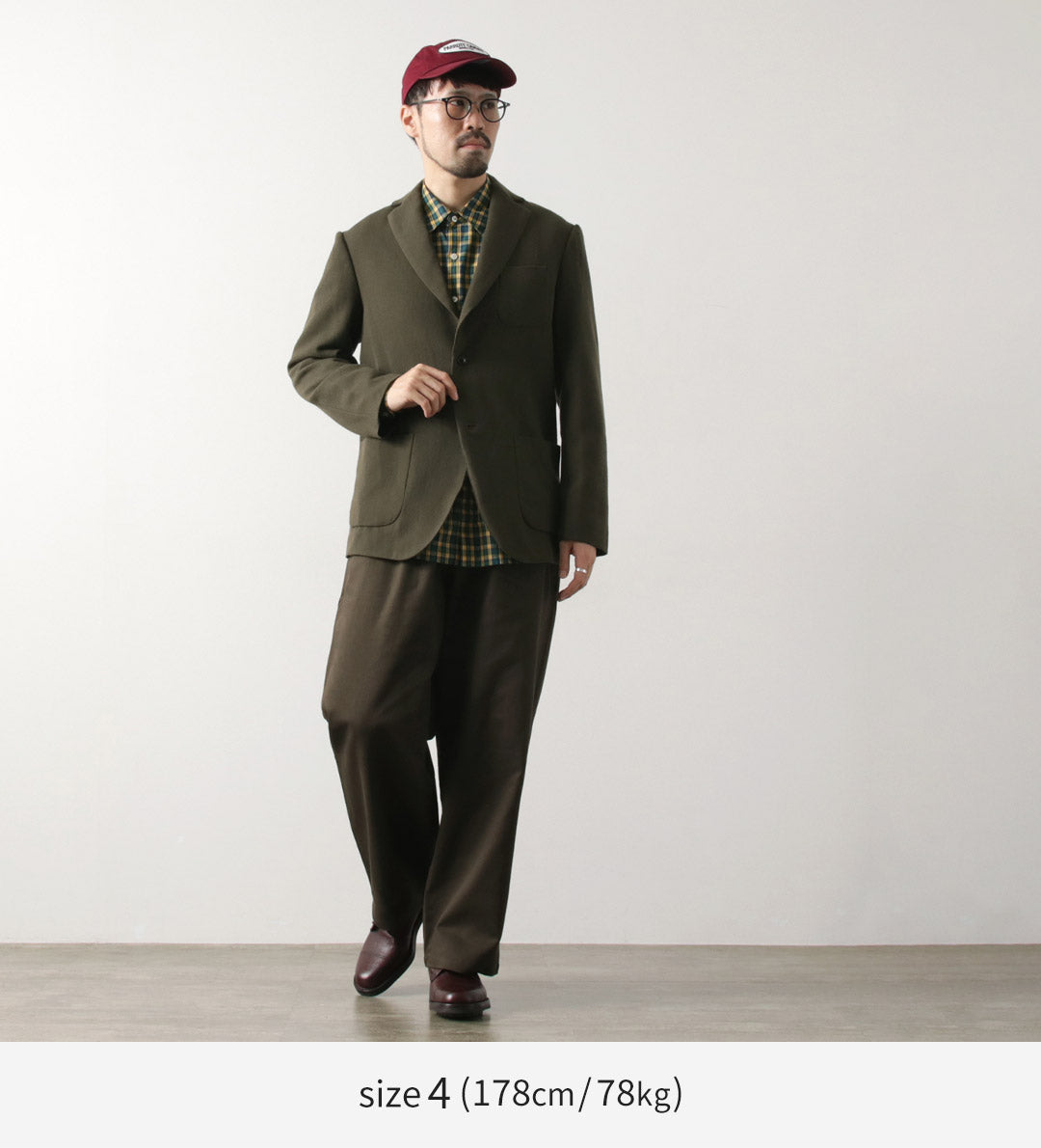 FUJITO(フジト) ナウン 2Bジャケット ウールサージ