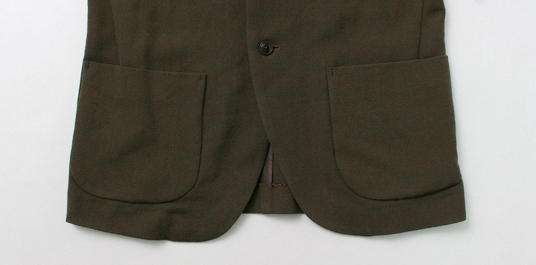 FUJITO(フジト) ナウン 2Bジャケット ウールサージ