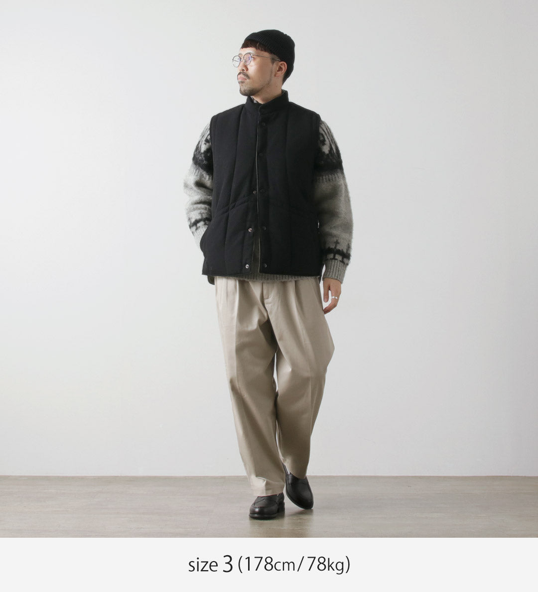 FUJITO(フジト) スキーベスト ウールサージ