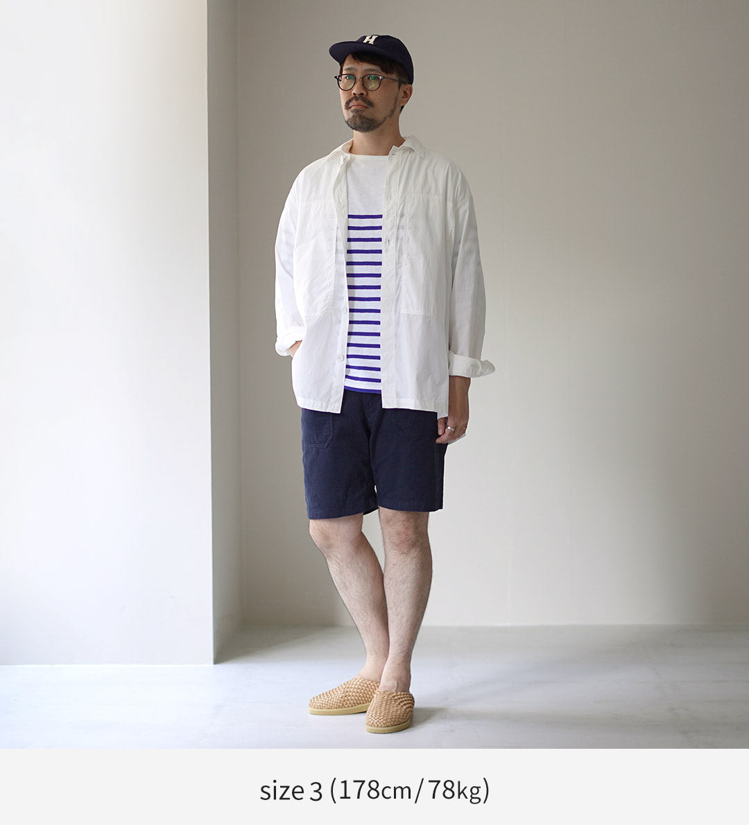 FUJITO(フジト) アーミーシャツ コットンブロード