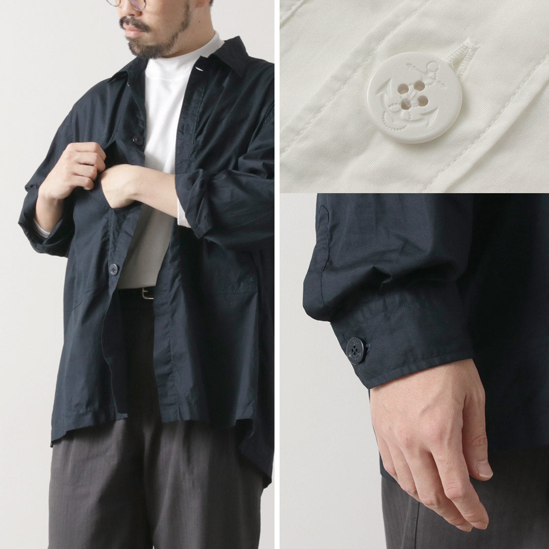 FUJITO(フジト) アーミーシャツ コットンブロード