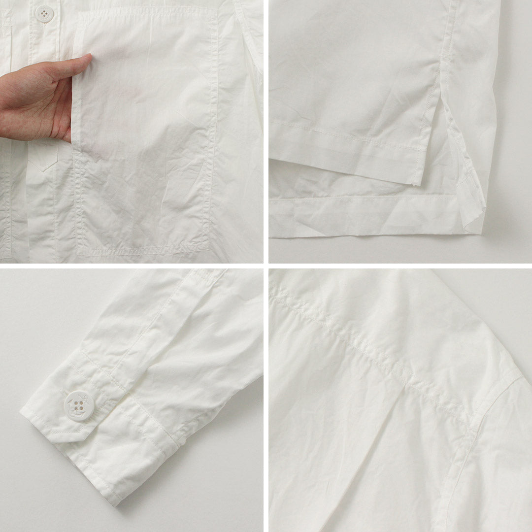 FUJITO(フジト) アーミーシャツ コットンブロード