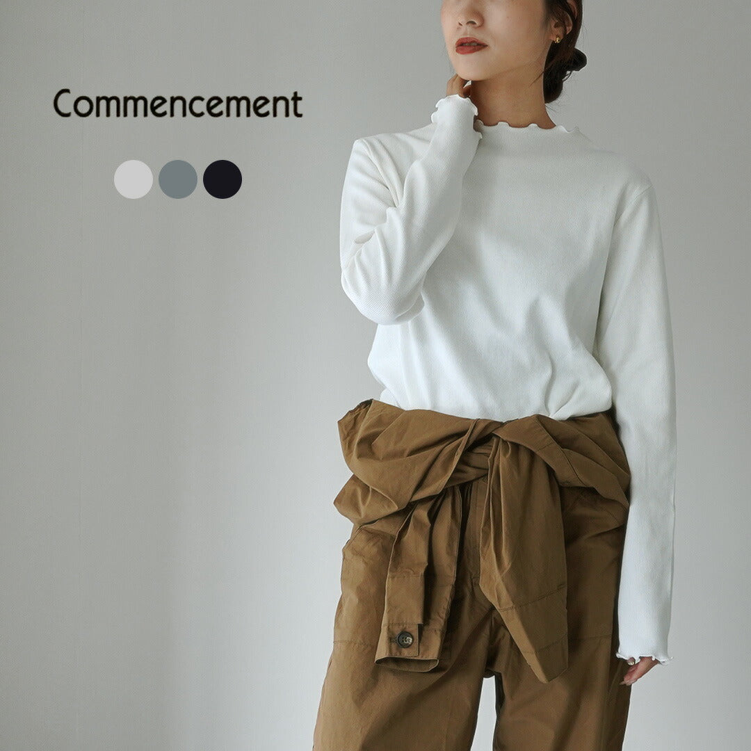 COMMENCEMENT(コメンスメント) メロー リブ トップス