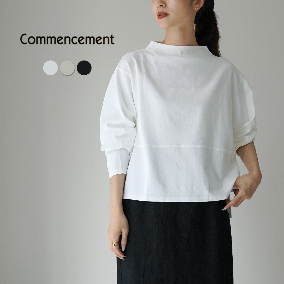COMMENCEMENT(コメンスメント) ボトルネック L/S TEE