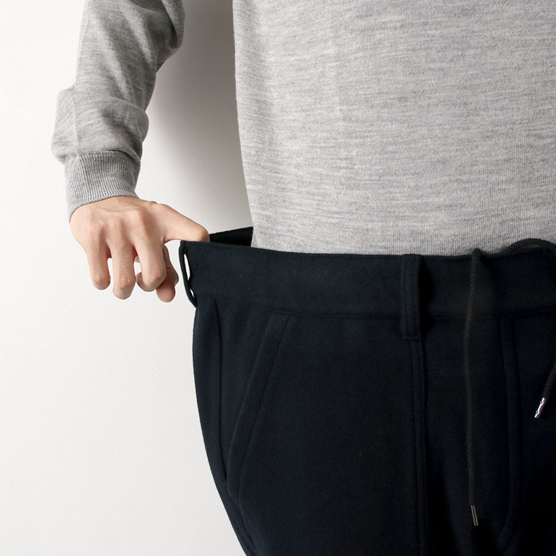 RE MADE IN TOKYO JAPAN(アールイー) スーパー140ウールメルトン イージースラックス