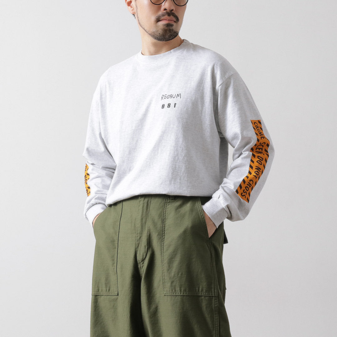 【50%OFF】ILL ONE EIGHTY(イルワンエイティー) レッドラム ロングスリーブTシャツ
