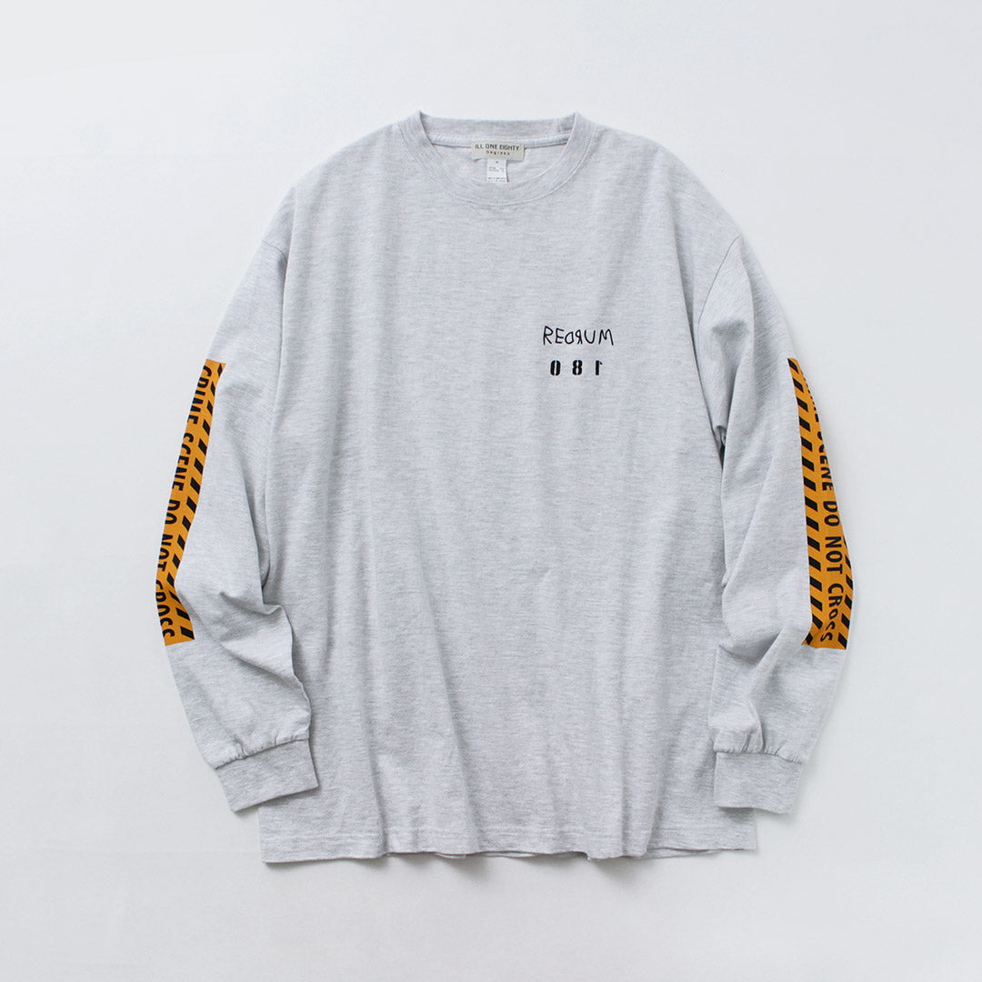 【30%OFF】ILL ONE EIGHTY(イルワンエイティー) レッドラム ロングスリーブTシャツ