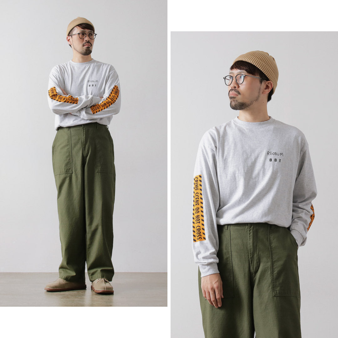 【30%OFF】ILL ONE EIGHTY(イルワンエイティー) レッドラム ロングスリーブTシャツ