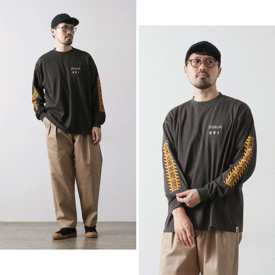 【30%OFF】ILL ONE EIGHTY(イルワンエイティー) レッドラム ロングスリーブTシャツ