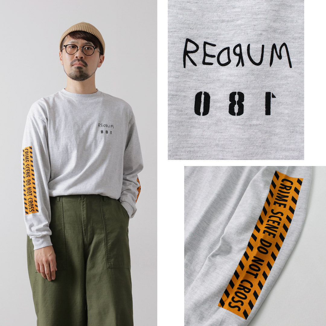 【30%OFF】ILL ONE EIGHTY(イルワンエイティー) レッドラム ロングスリーブTシャツ