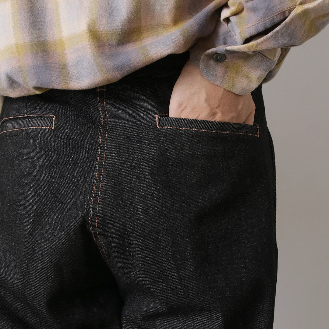 【30%OFF】ILL ONE EIGHTY(イルワンエイティー) デニム 2タックパンツ