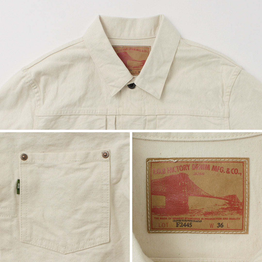 FOB FACTORY(FOBファクトリー) F2445 コットン ダック ジャケット