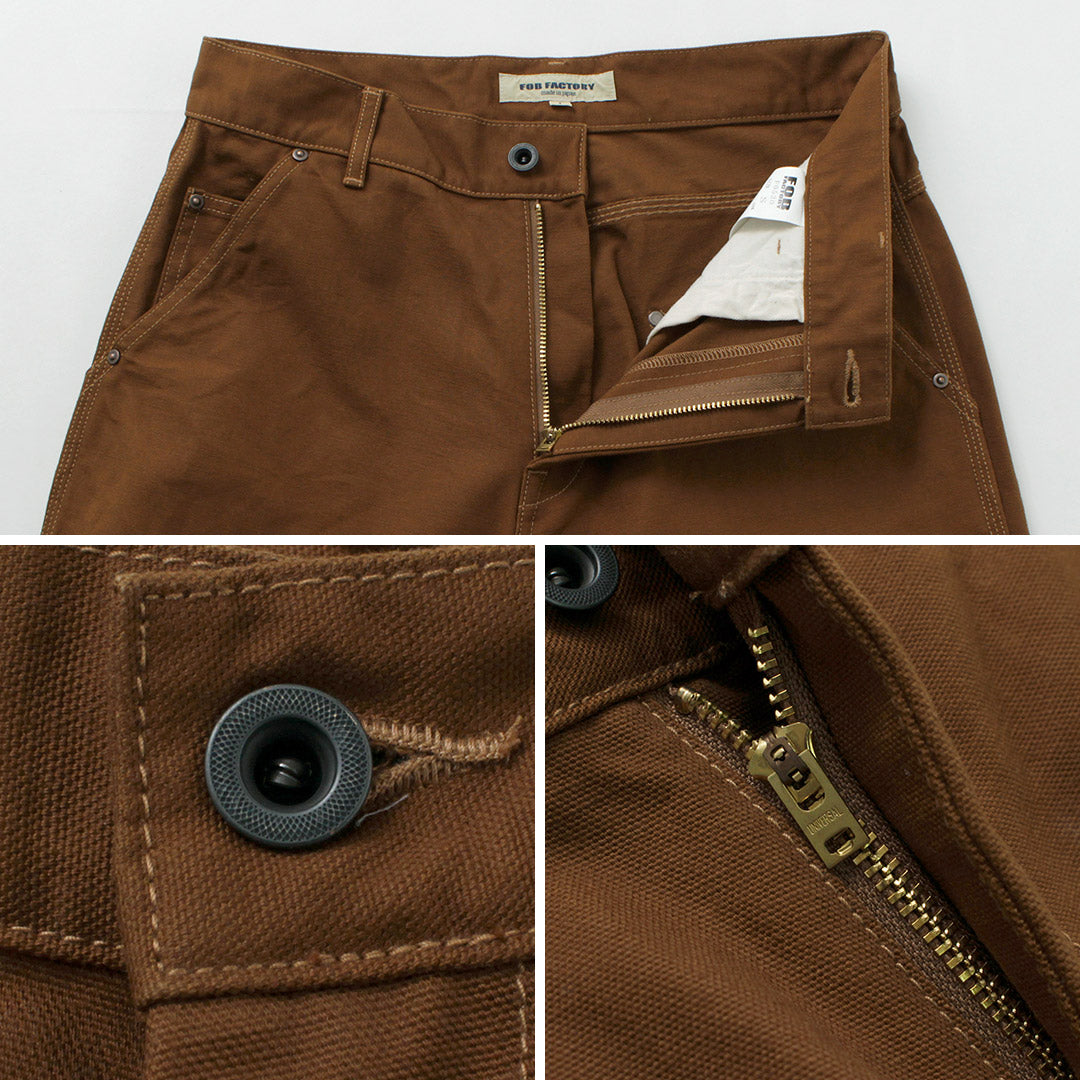 FOB FACTORY(FOBファクトリー) F0530 コットン ダック ワークパンツ