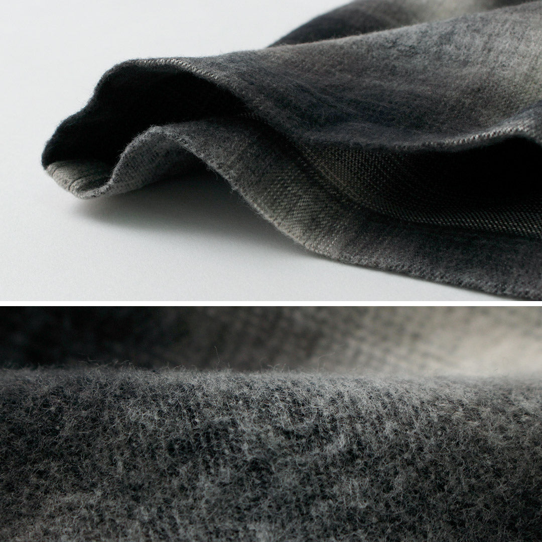 FOB FACTORY(FOBファクトリー) F3505 ネルオープンカラーシャツ