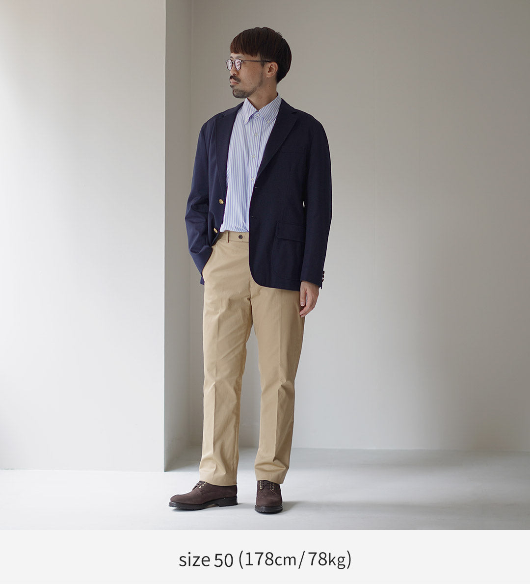 【30%OFF】D.C.WHITE(ディーシーホワイト) 別注 ハイデンシティ チノストレッチ スリムテーパードパンツ