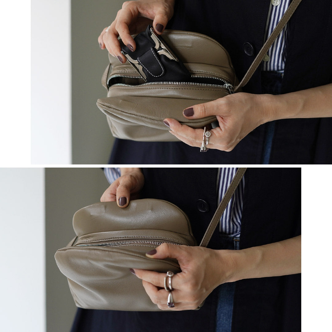 BAGMATI(バグマティ) ラウンド レザー ショルダー