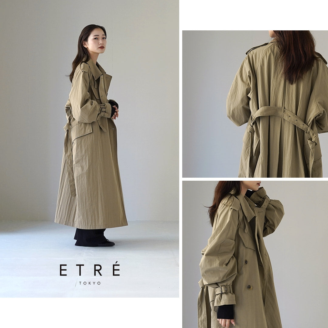ETRE TOKYO(エトレトウキョウ) リンクルトレンチコート