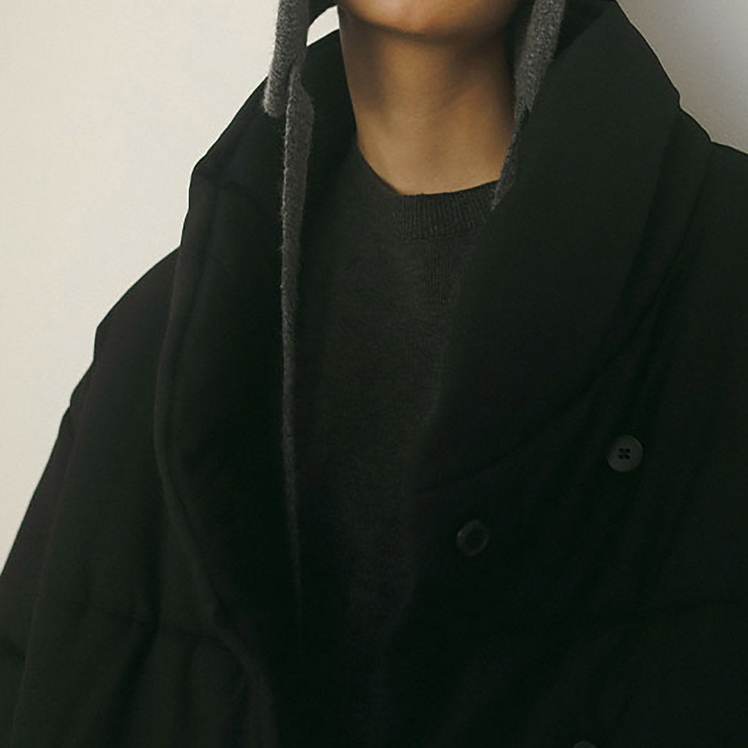 【30%OFF】ETRE TOKYO(エトレトウキョウ) ストールカラーパディングコート 1225100002-0