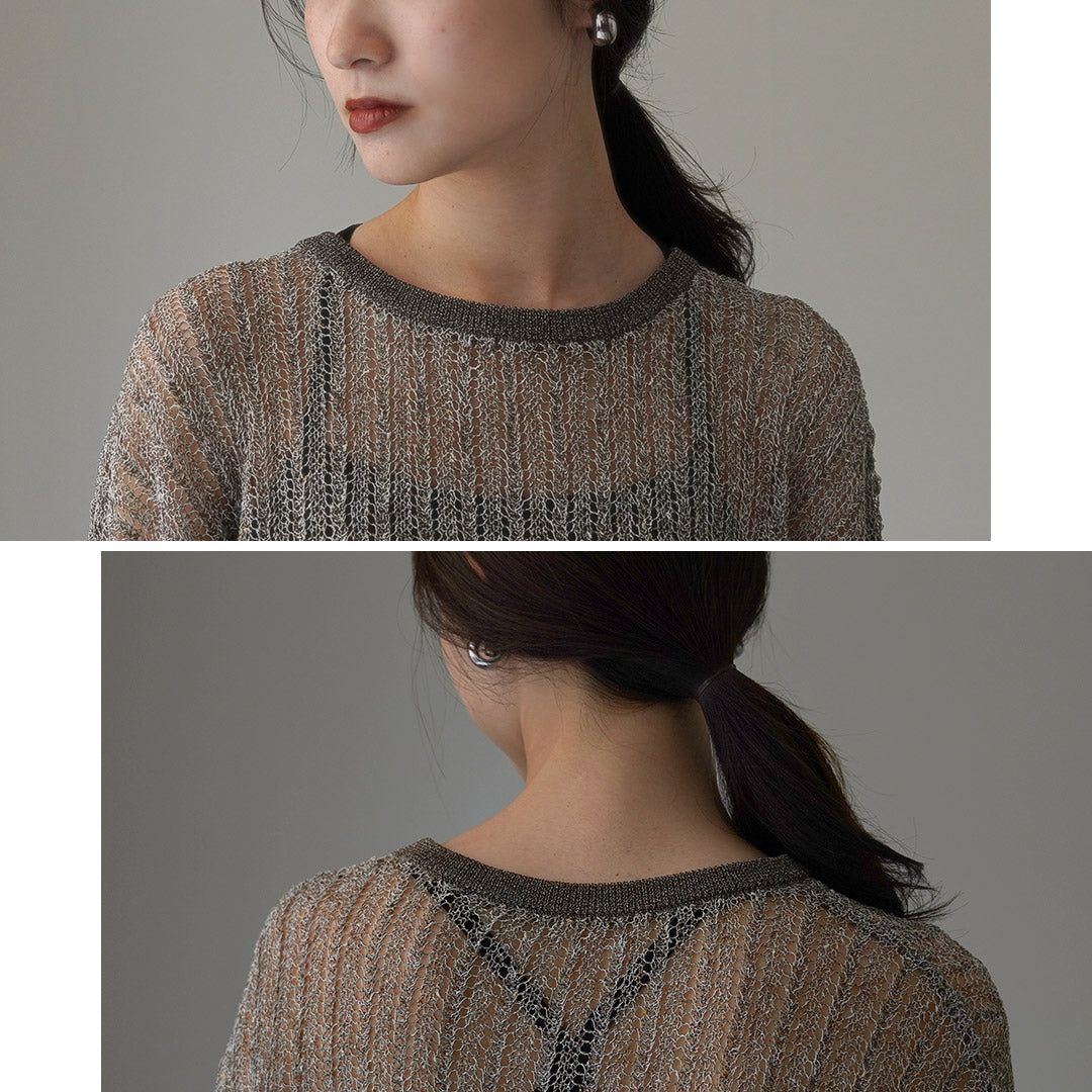 【30%OFF】CHIGNON(シニヨン) 透かし編みプルオーバー