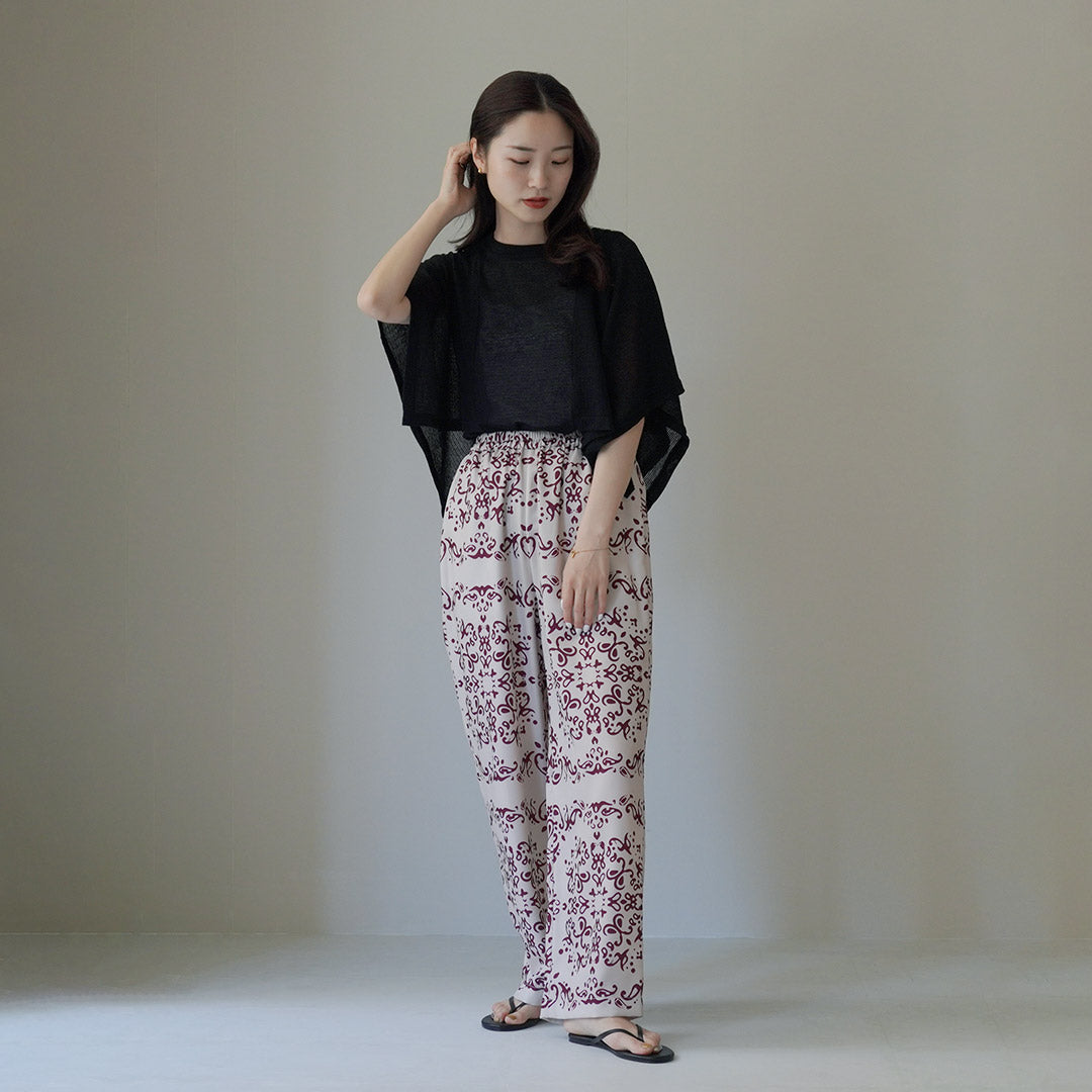 【30%OFF】CHIGNON(シニヨン) ケープスリーブボーダーTOPS