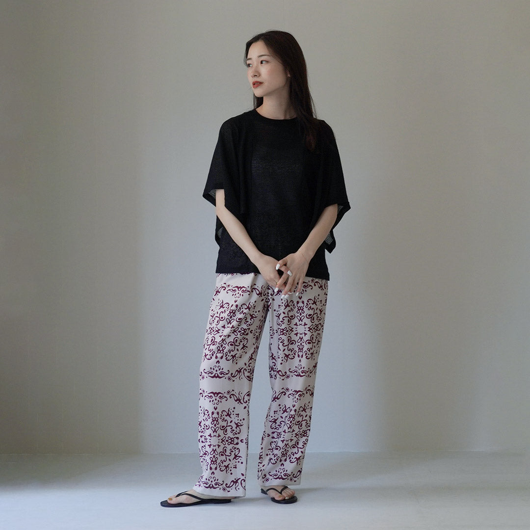 【30%OFF】CHIGNON(シニヨン) ケープスリーブボーダーTOPS