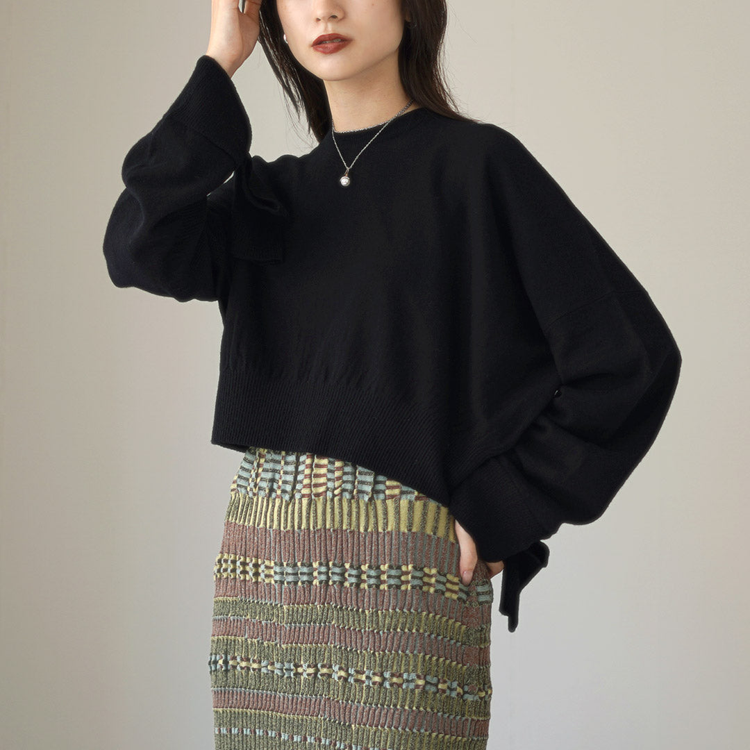 A CCORDION(アコーディオン) タック プルオーバー