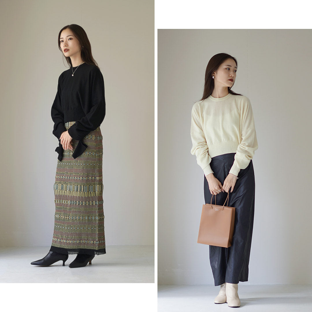 A CCORDION(アコーディオン) タック プルオーバー