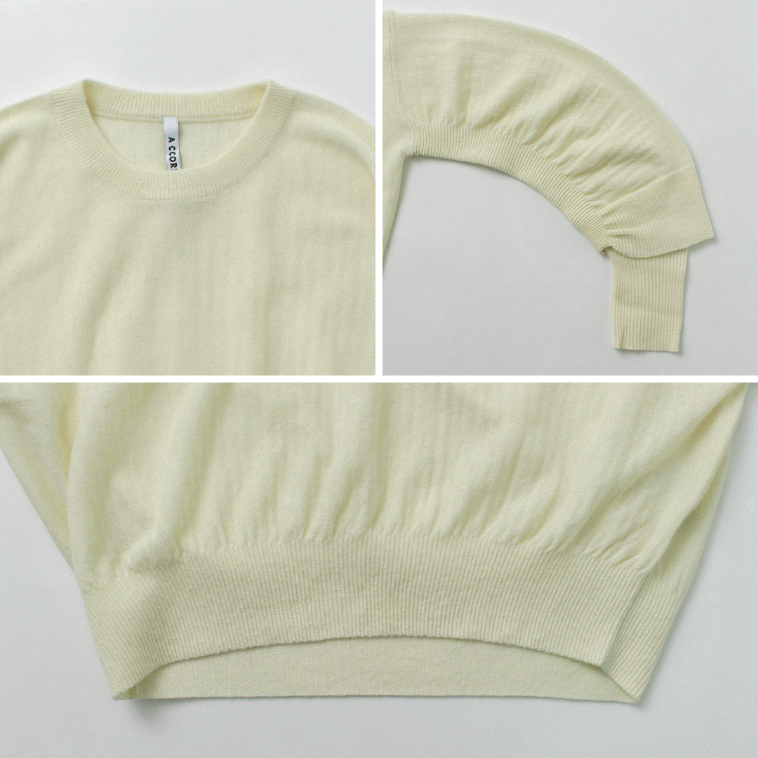 A CCORDION(アコーディオン) タック プルオーバー