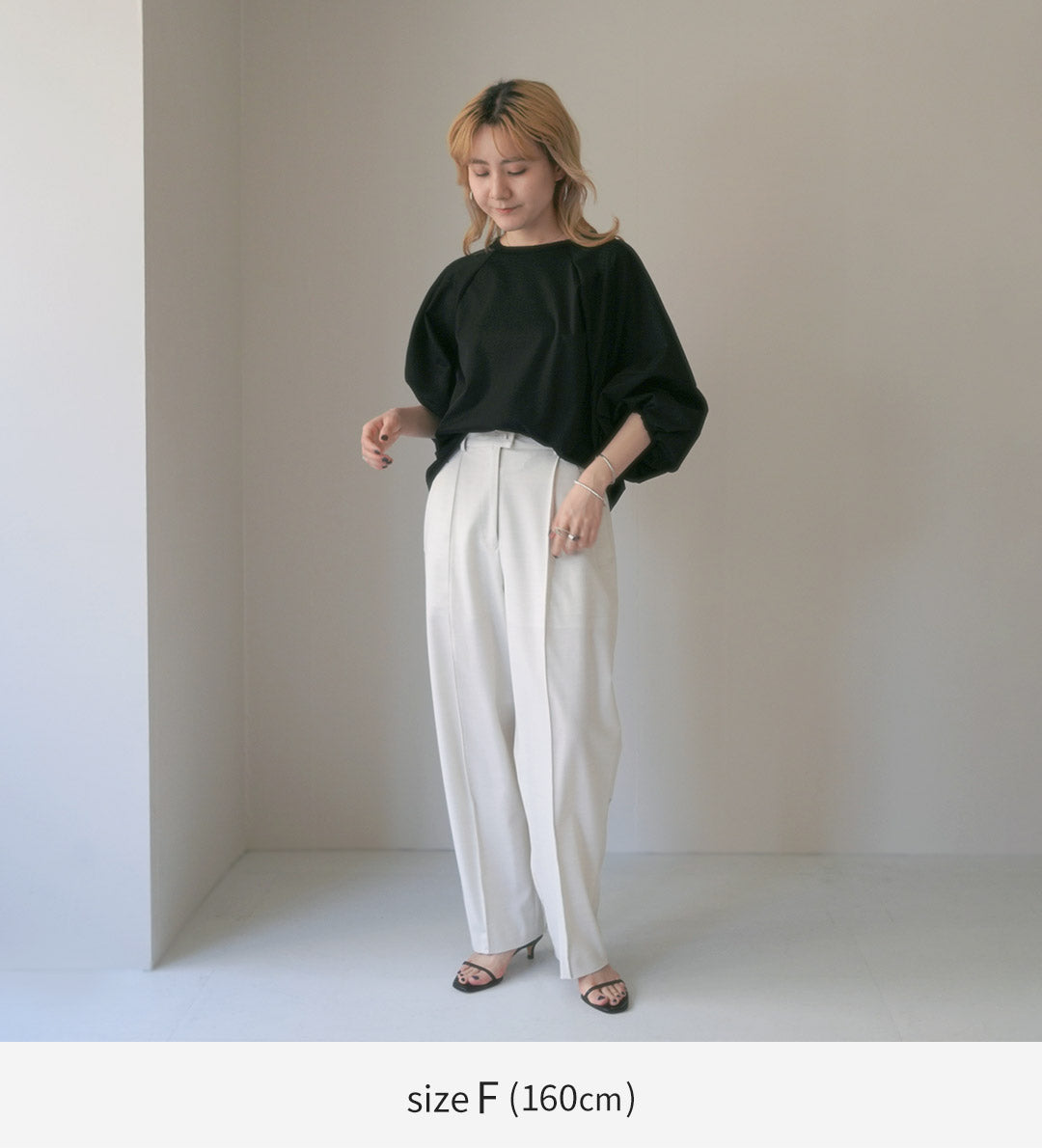 SIRENEMERMAID(シレーヌマーメイド) ボリュームスリーブ プルオーバー