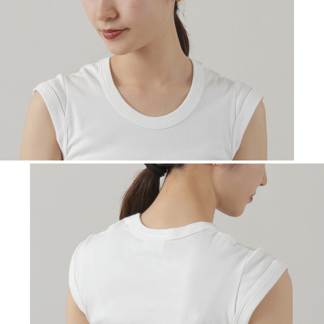 【20%OFF】SIRENEMERMAID(シレーヌマーメイド) スクープネック キャップスリーブ 2024年モデル