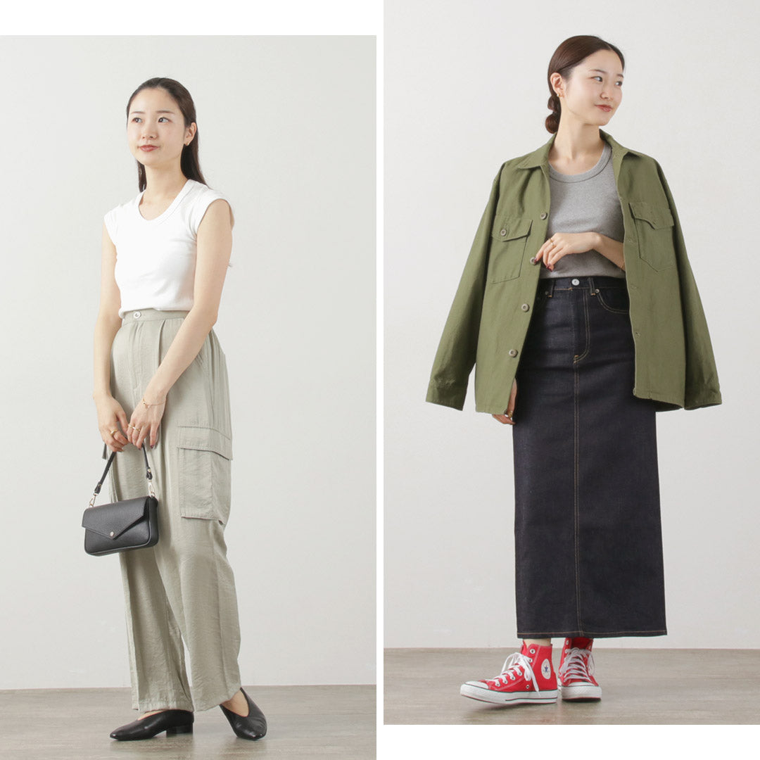 【20%OFF】SIRENEMERMAID(シレーヌマーメイド) スクープネック キャップスリーブ 2024年モデル