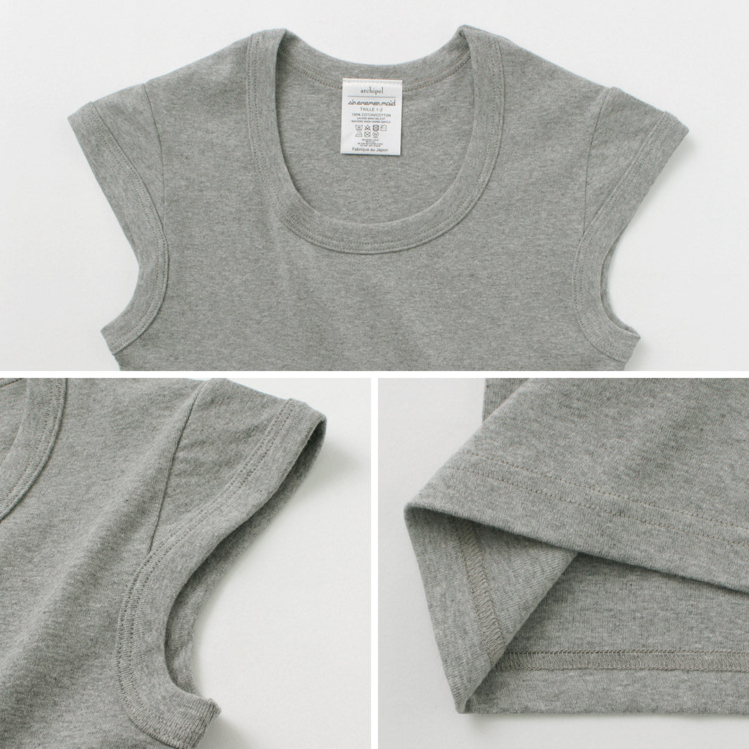 【20%OFF】SIRENEMERMAID(シレーヌマーメイド) スクープネック キャップスリーブ 2024年モデル