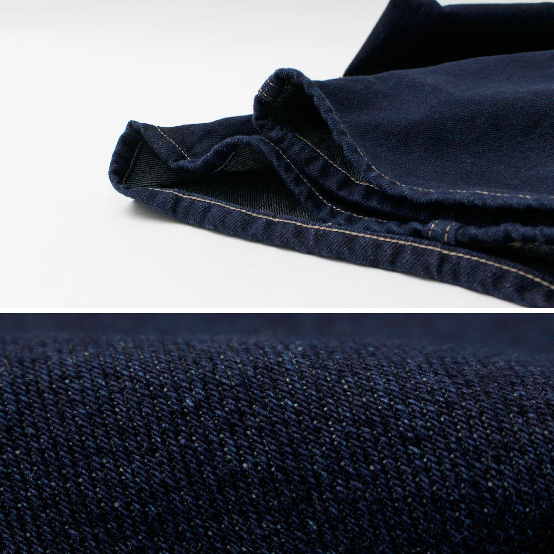 TUMUGU(ツムグ) 12oz コットンリネンデニム ワイドパンツ
