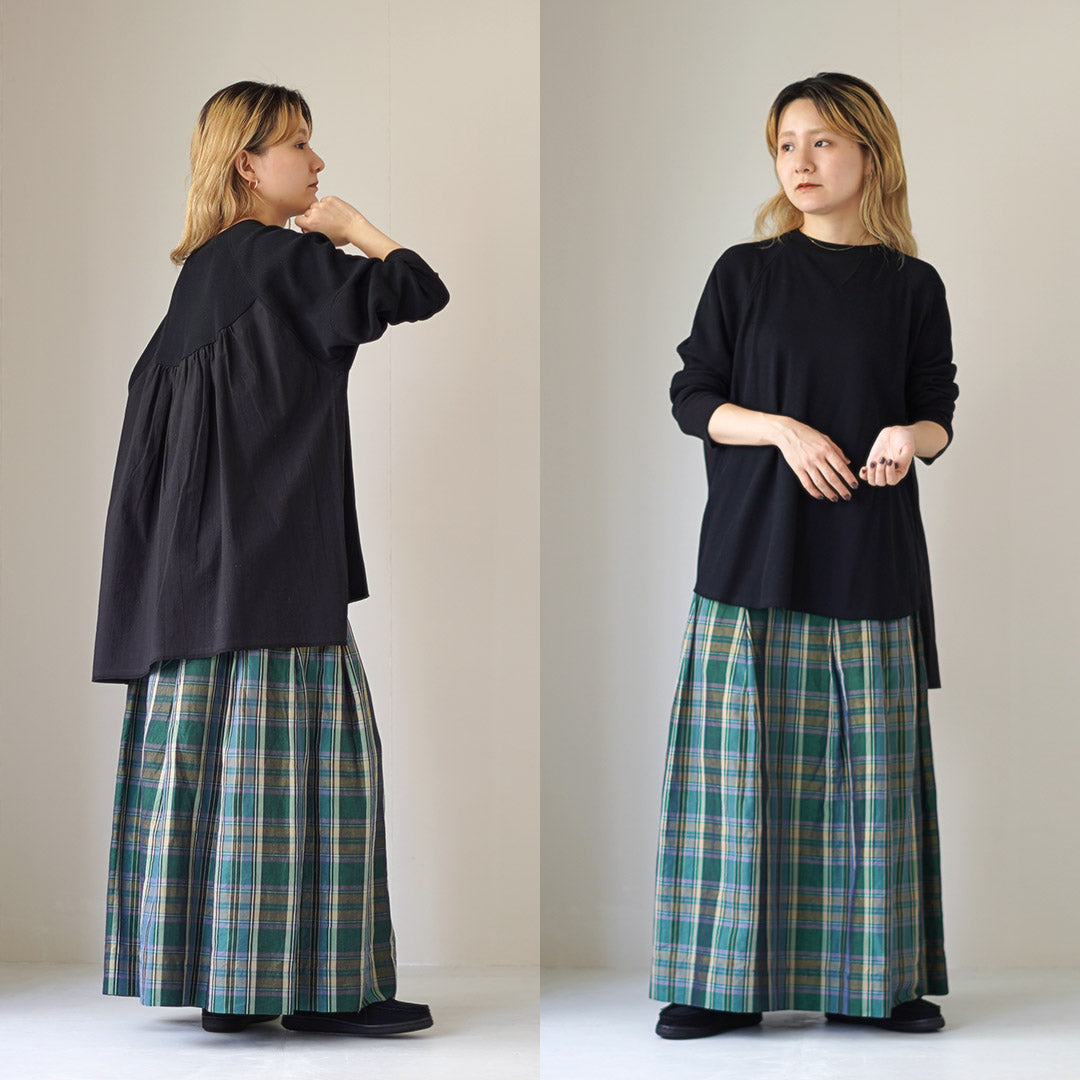 TUMUGU(ツムグ) コットンワッフル プルオーバー
