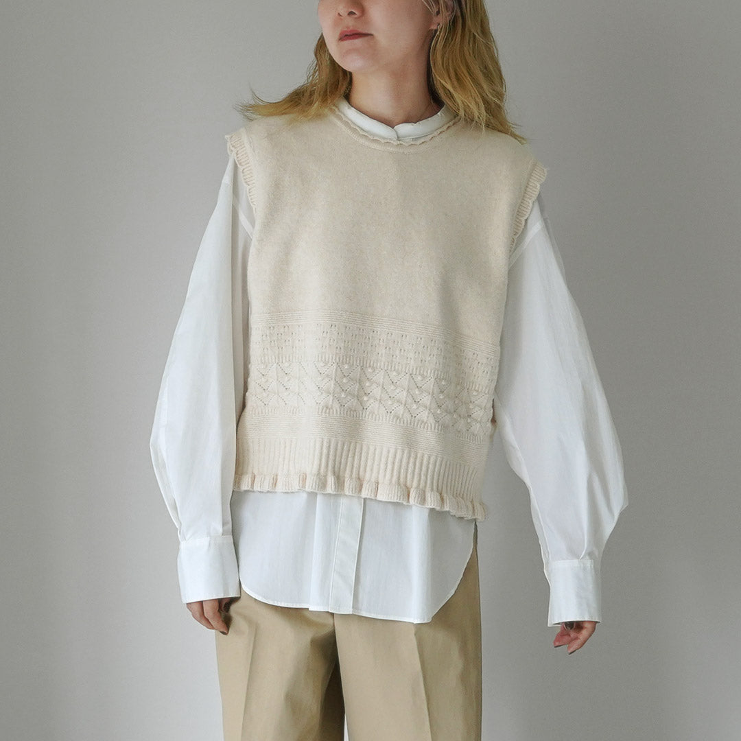 TUMUGU(ツムグ) コットンスパン 2Wayベスト