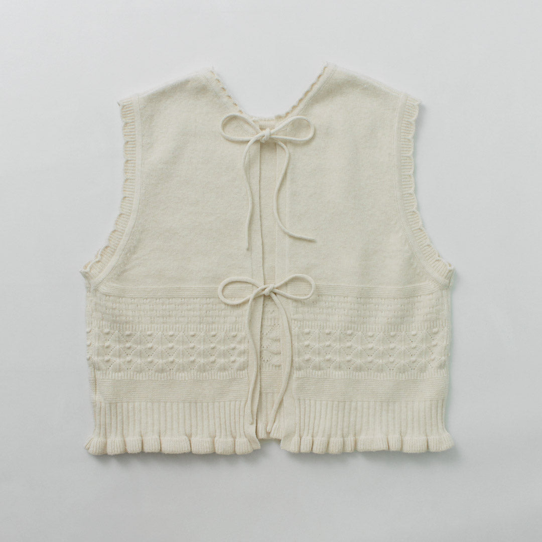 TUMUGU(ツムグ) コットンスパン 2Wayベスト