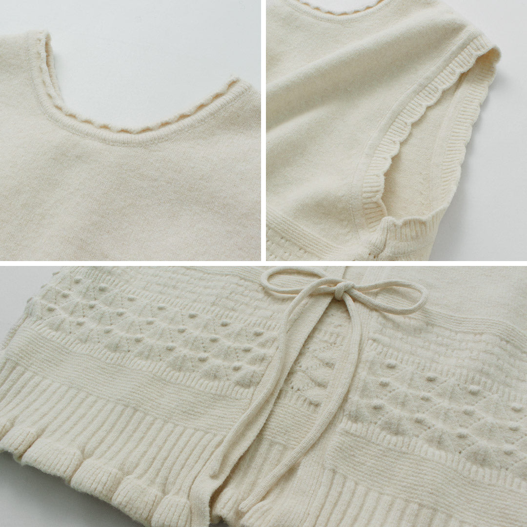 TUMUGU(ツムグ) コットンスパン 2Wayベスト