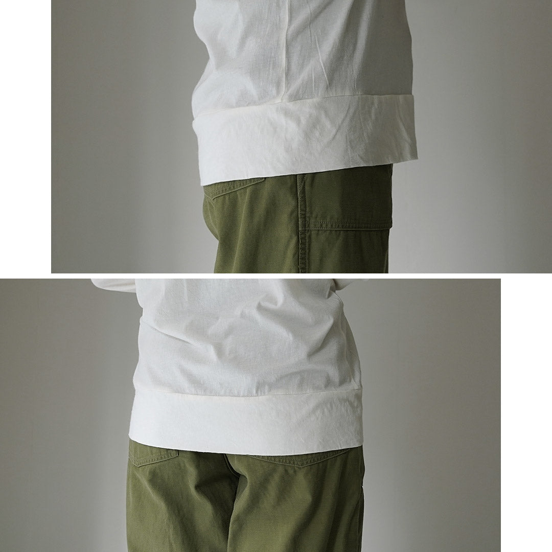 TUMUGU(ツムグ) フェザリーコットン 天竺 クルーネックT
