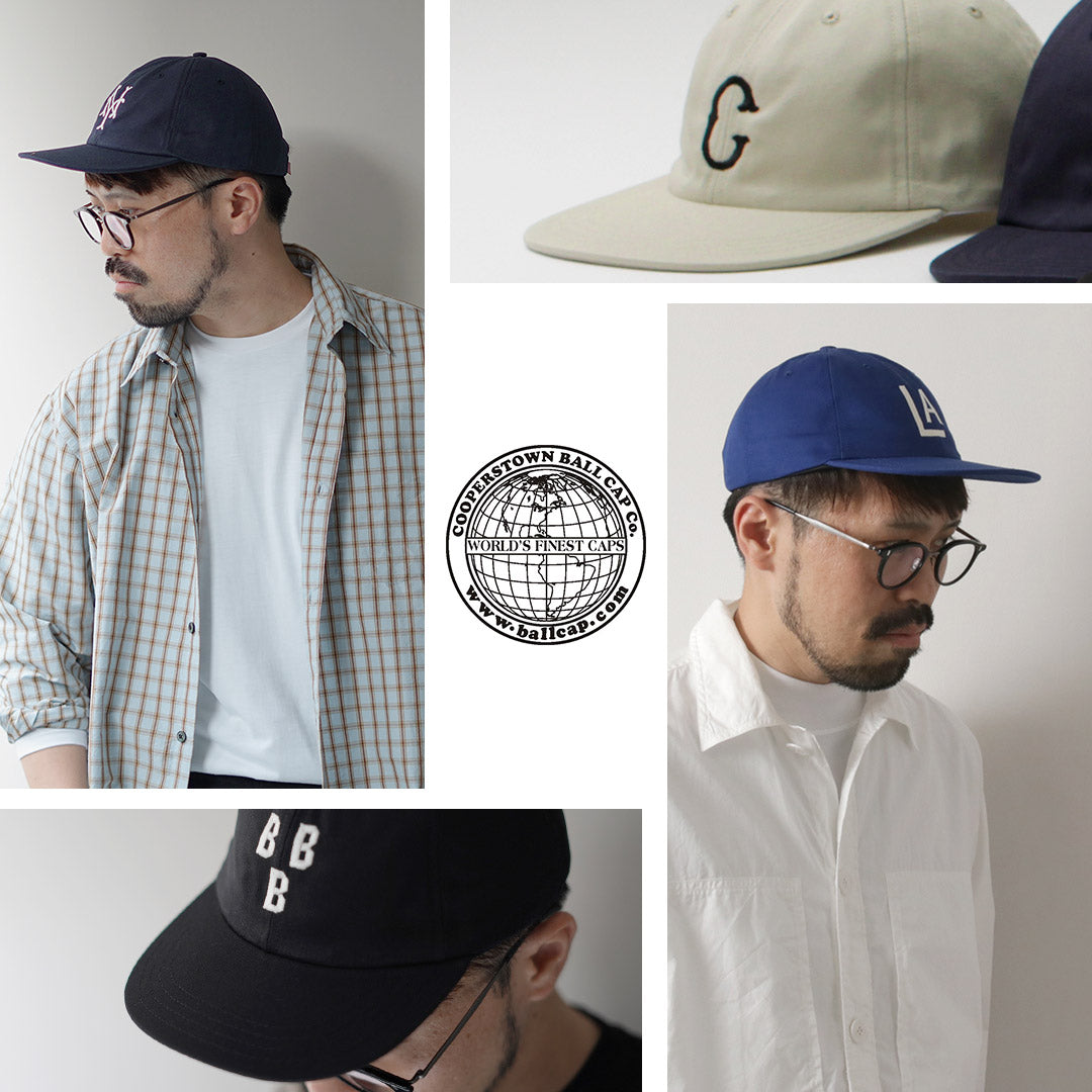 COOPERSTOWN BALL CAP(クーパーズタウン ボールキャップ) コットンハードバイザー キャップ