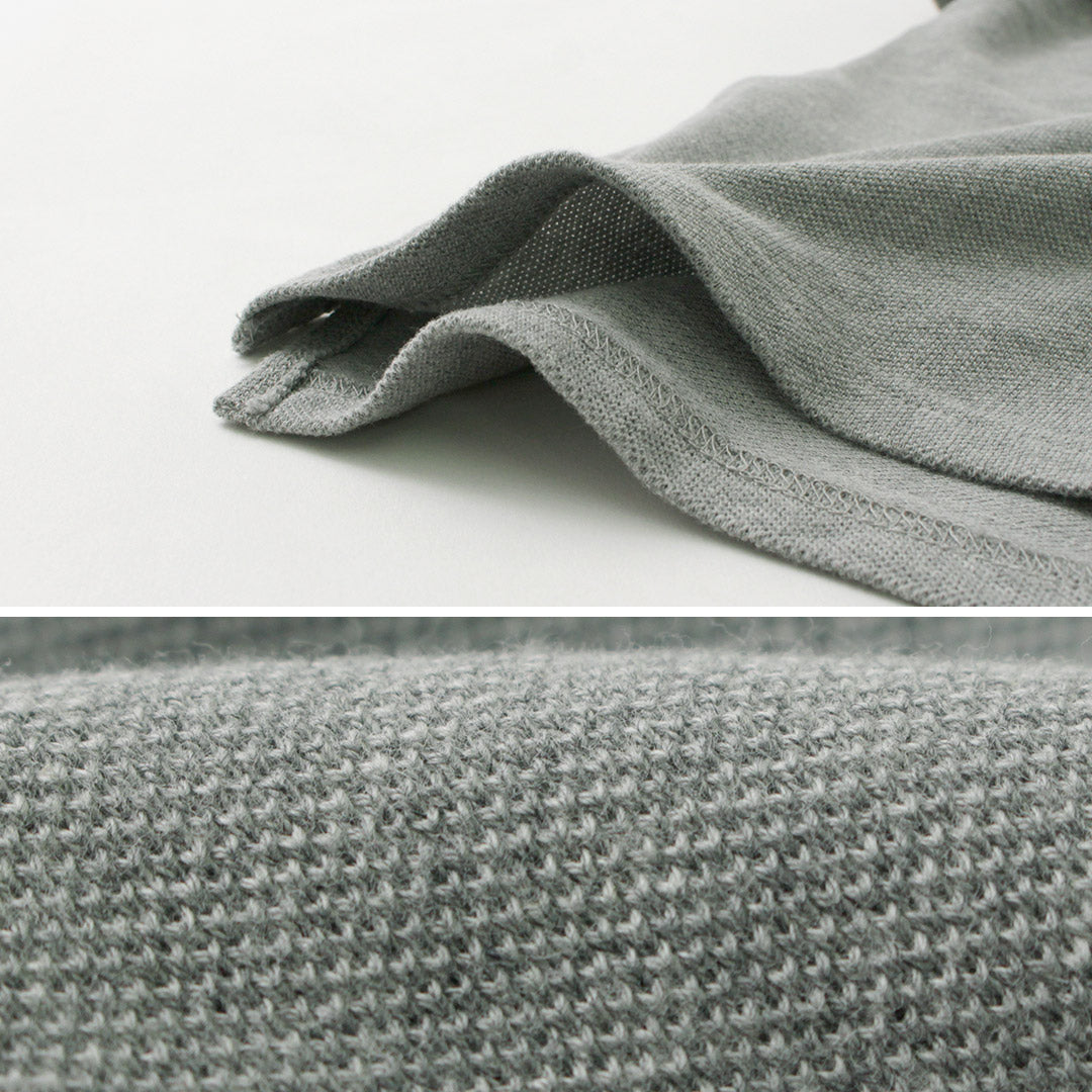 ROCOCO(ロココ) 鹿の子 7分袖Tシャツ