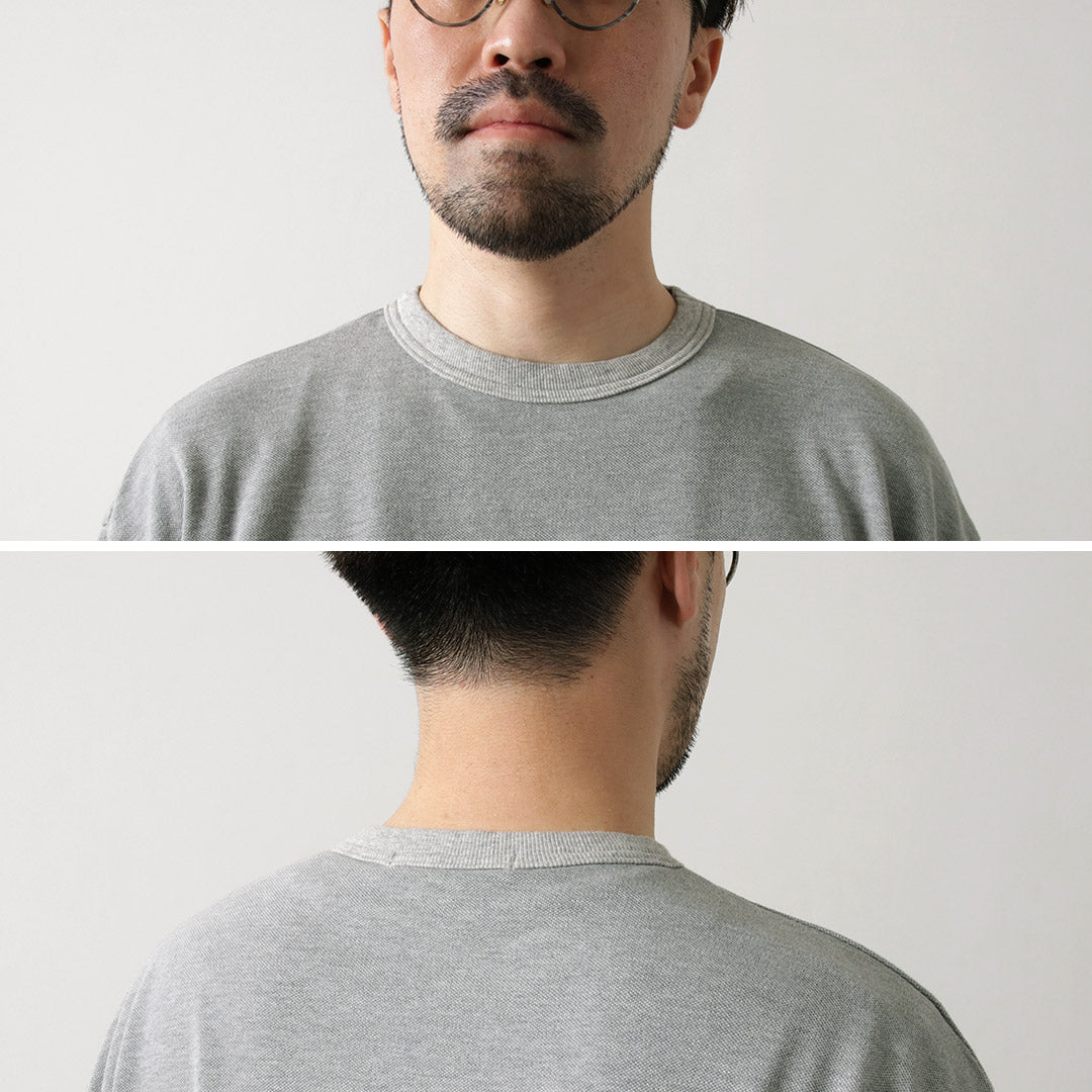 ROCOCO(ロココ) 鹿の子 7分袖Tシャツ