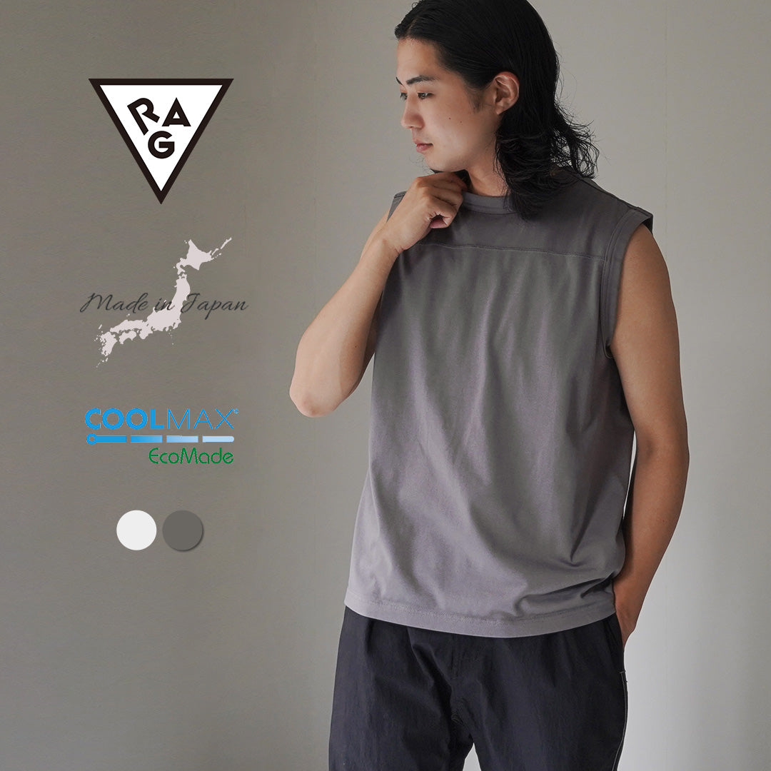 【50%OFF】RAG(ラグ) クイックドライ スリーブレスTシャツ
