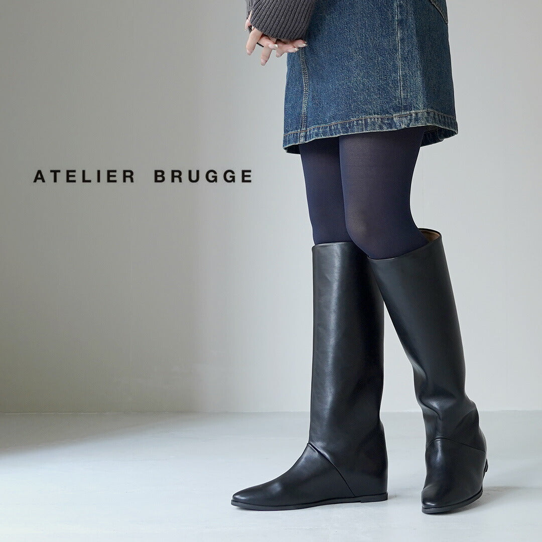 ATELIER BRUGGE(アトリエブルージュ) インヒール ロングブーツ