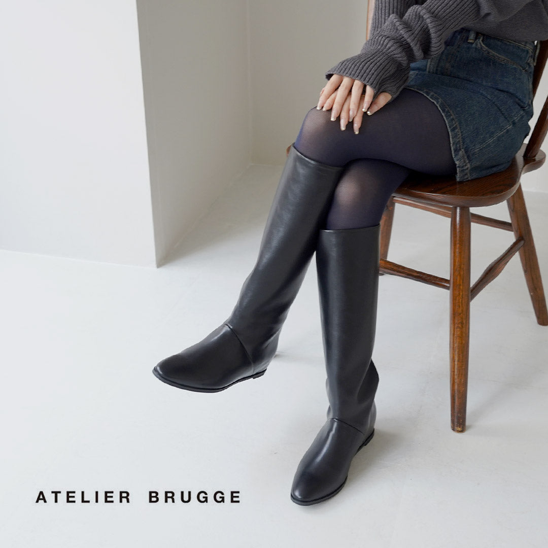 ATELIER BRUGGE(アトリエブルージュ) インヒール ロングブーツ