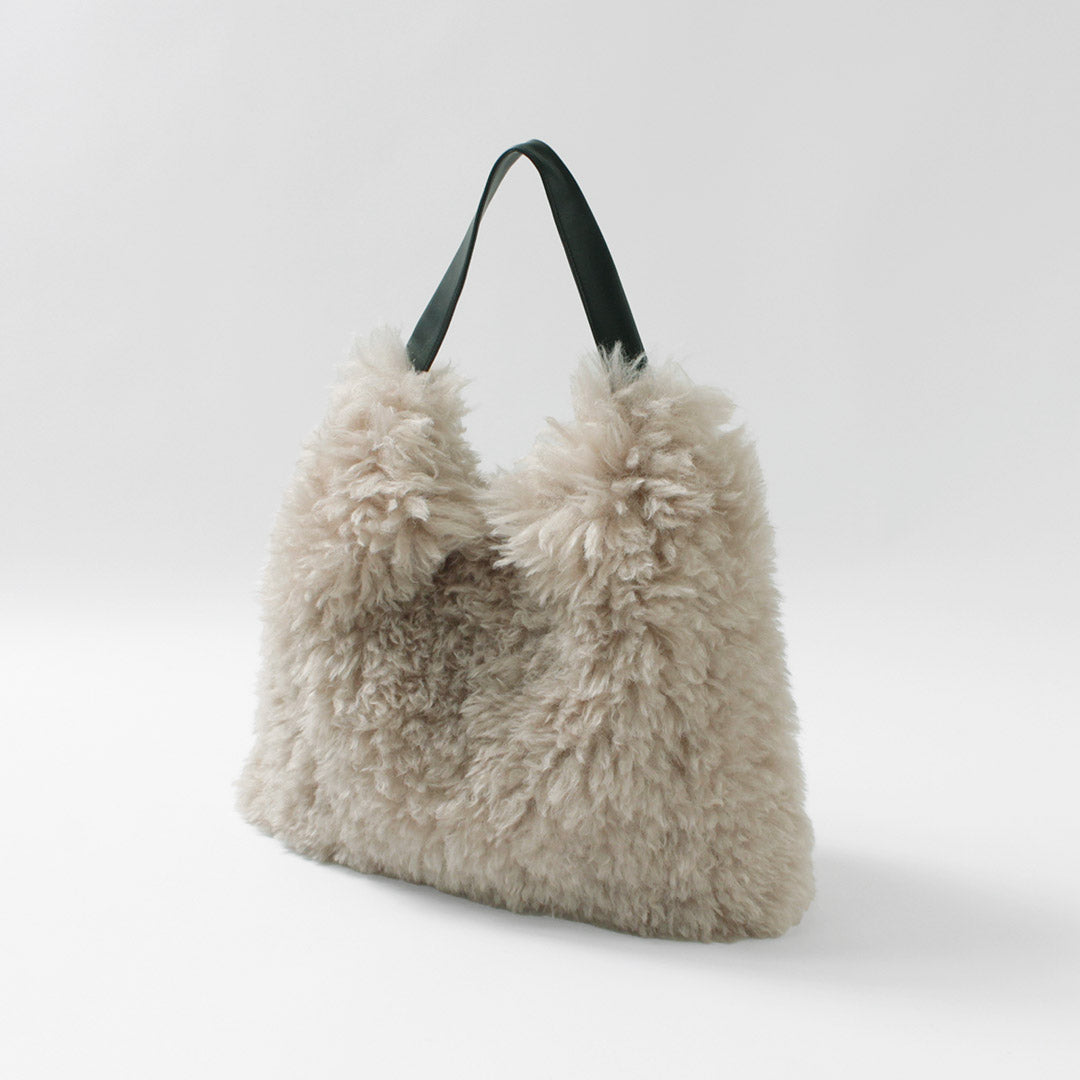 ATELIER BRUGGE】ビックエコファーバック ATELIER BRUGGE（アトリエブルージュ） ビッグ エコファーバッグ / 鞄