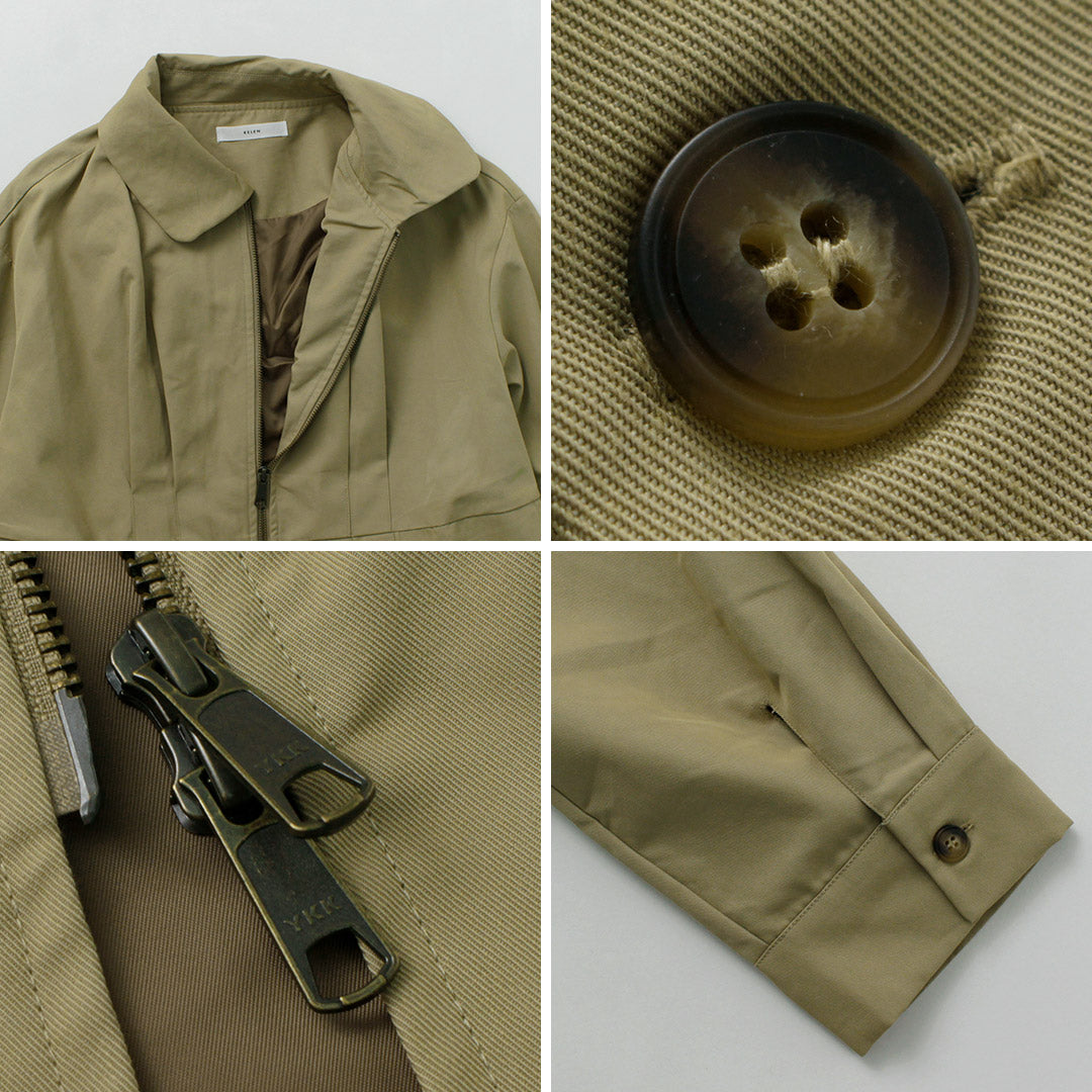 KELEN(ケレン) MONICA タックデザイン ロングコート