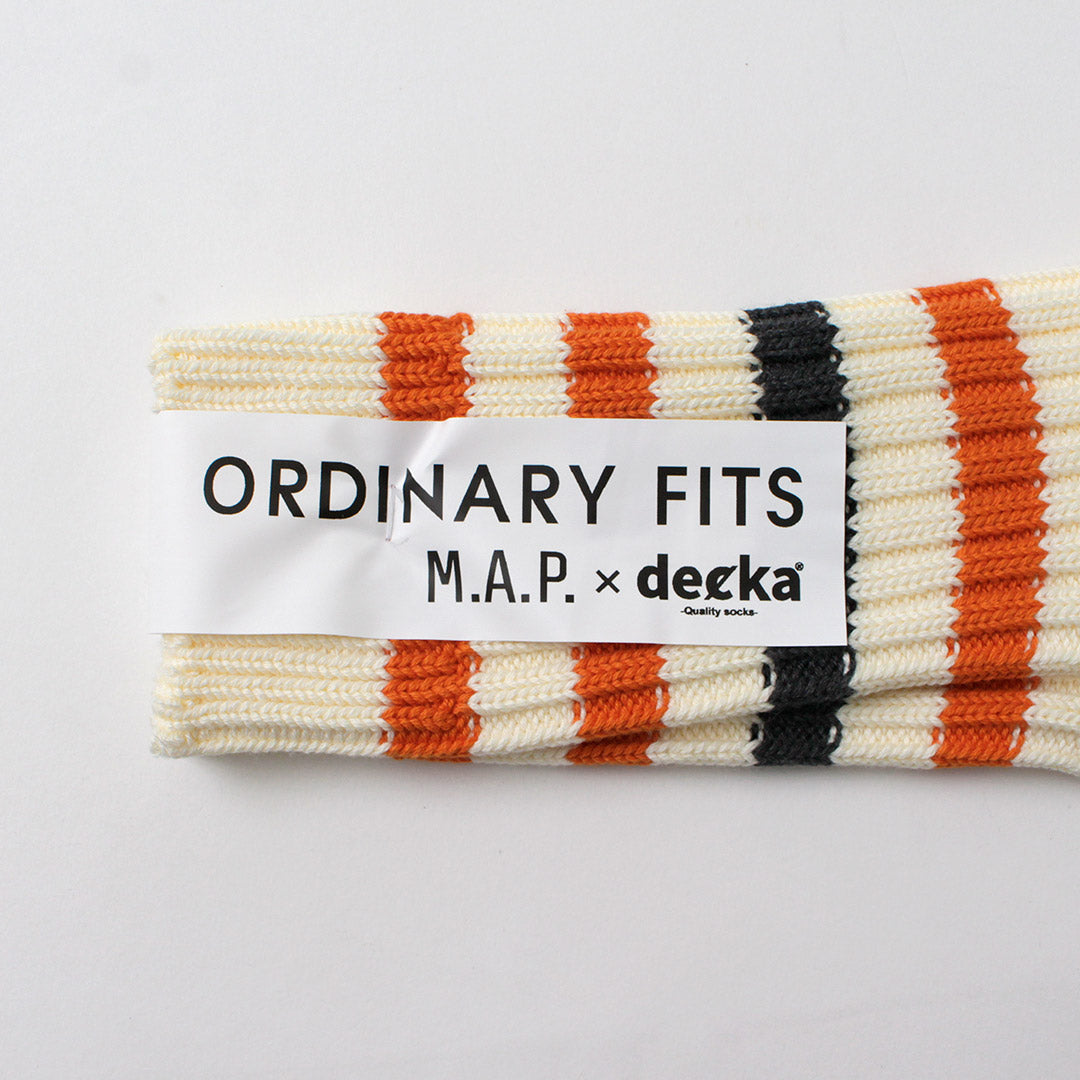 DECKA QUALITY SOCKS(デカ)M.A.P ヘビーウエイト ラインソックス
